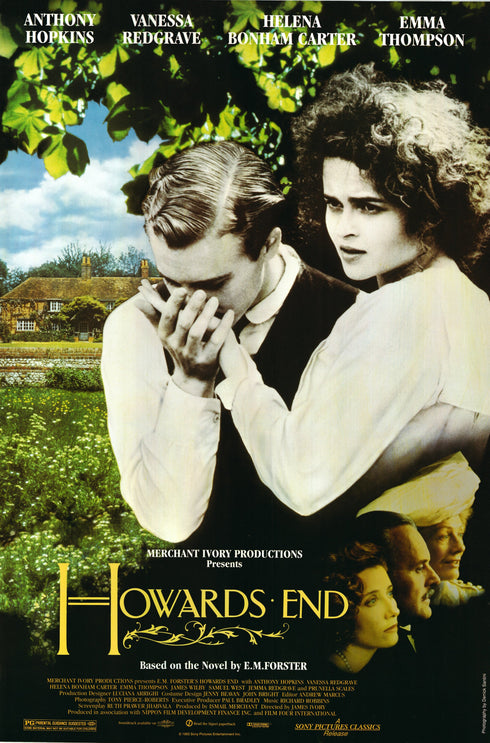 howards end 1992 one sheet poster rolled