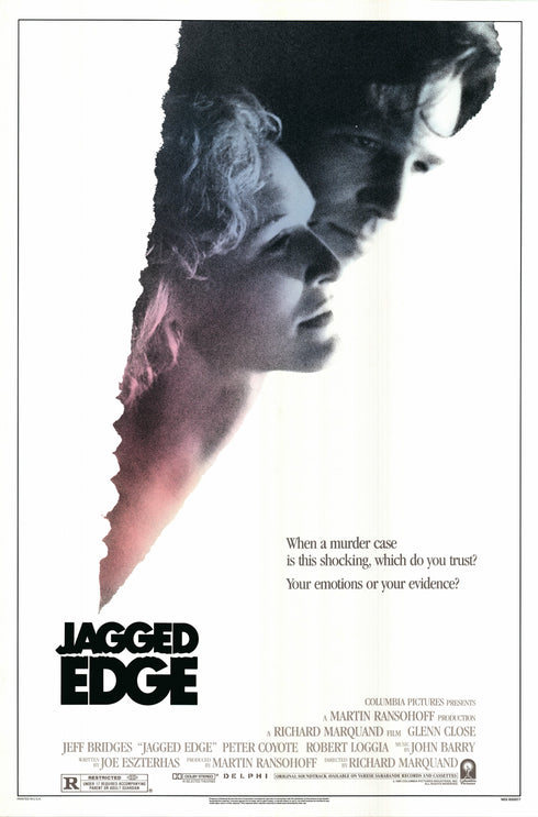 jagged edge 1985 one sheet poster rolled