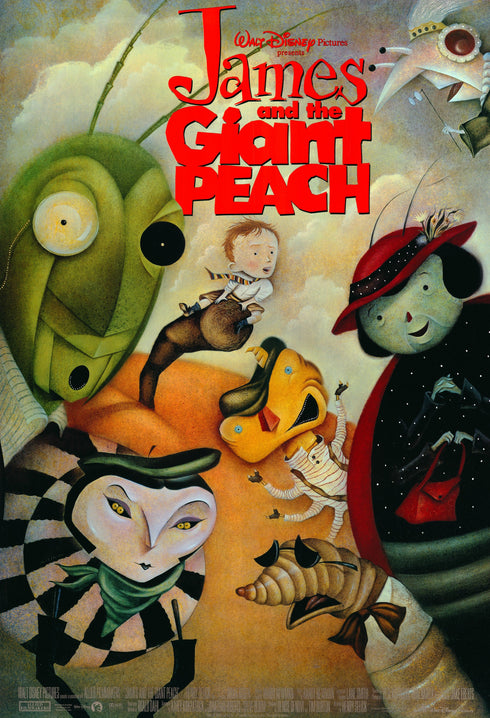 james and the giant peach 1996 advance one sheet poster rolled double sided