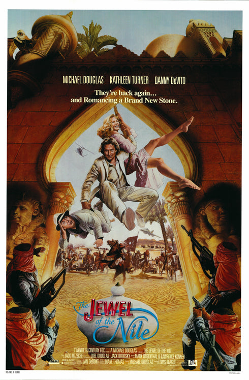 jewel of the nile 1985 one sheet poster rolled