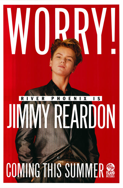 jimmy reardon 1988 advance one sheet poster rolled