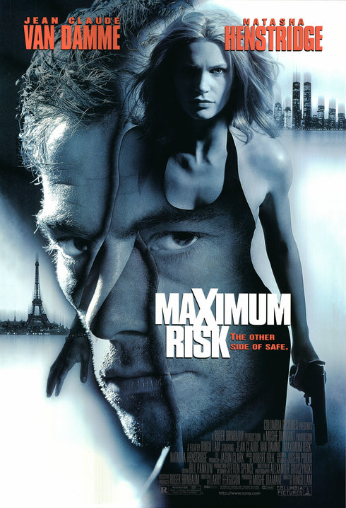 maximum risk 1996 one sheet poster rolled double sided