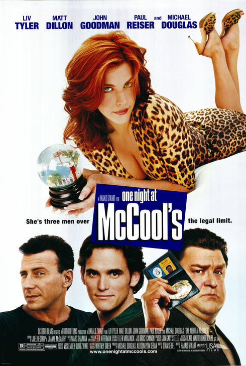 one night at mccool's 2001 one sheet poster rolled