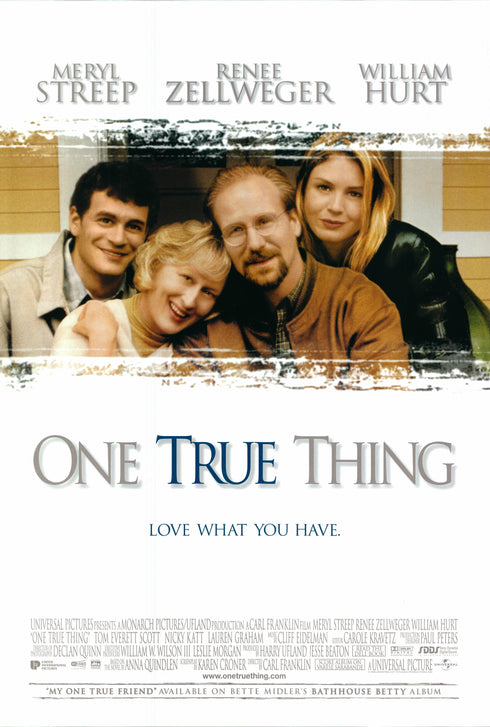 one true thing 1998 one sheet poster rolled double sided
