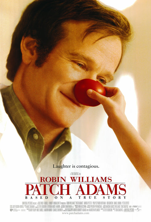 patch adams 1998 one sheet poster rolled double sided