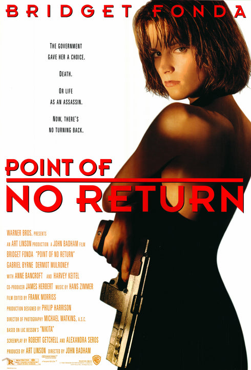 point of no return 1993 one sheet poster rolled