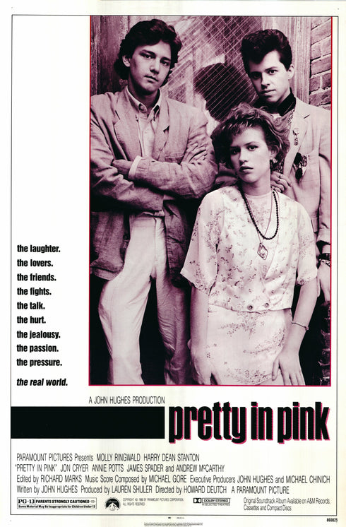 pretty in pink 1986 one sheet poster rolled version a