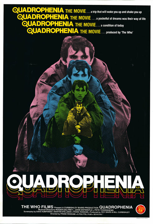 quadrophenia 1979 one sheet poster rolled