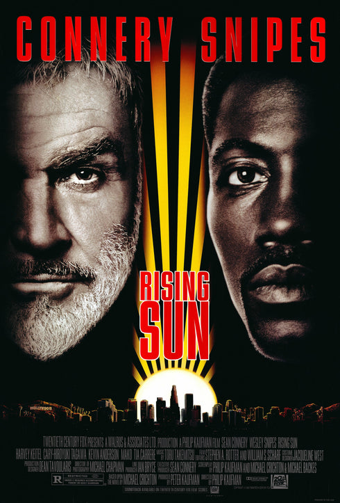 rising sun 1993 one sheet poster rolled