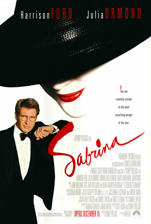 sabrina 1995 advance one sheet poster rolled