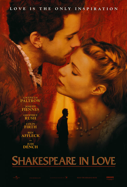 shakespeare in love 1998 advance one sheet poster rolled