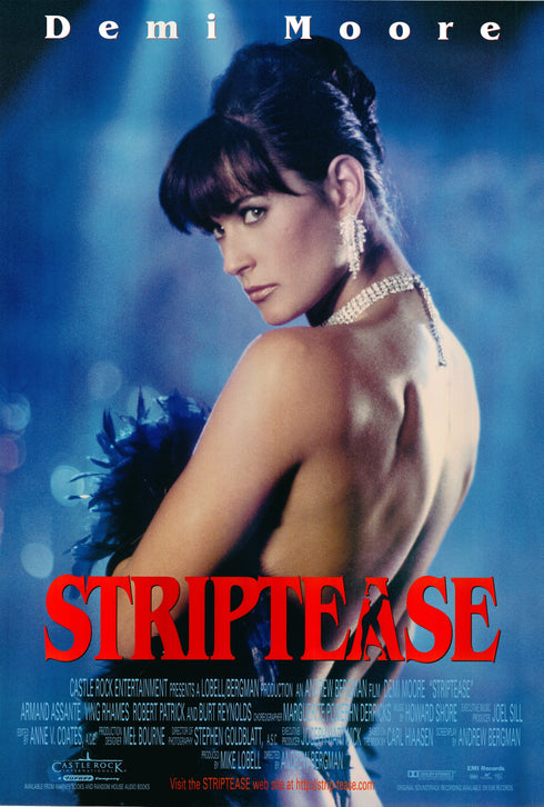 striptease 1996 international one sheet poster rolled