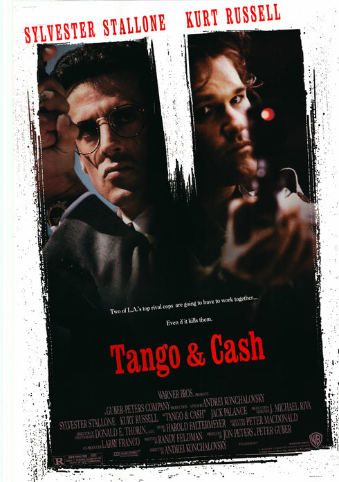 tango & cash 1989 one sheet poster rolled