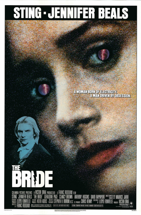 the bride 1985 one sheet poster rolled