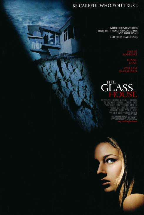 the glass house 2001 one sheet poster rolled double sided