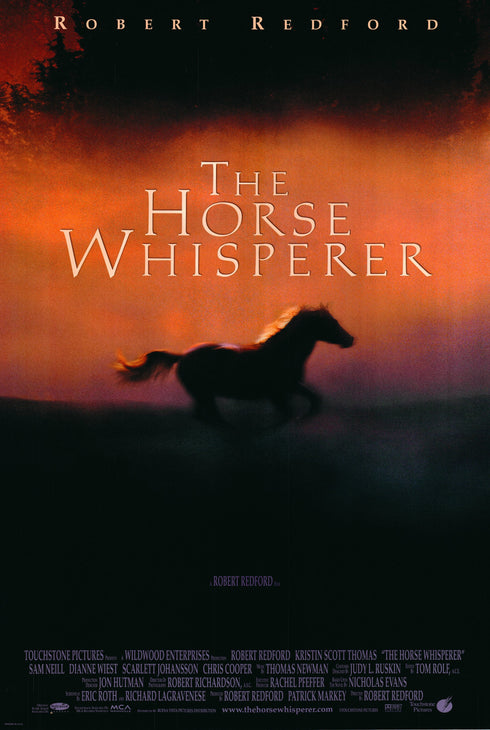 the horse whisperer 1998 advance one sheet poster rolled double sided