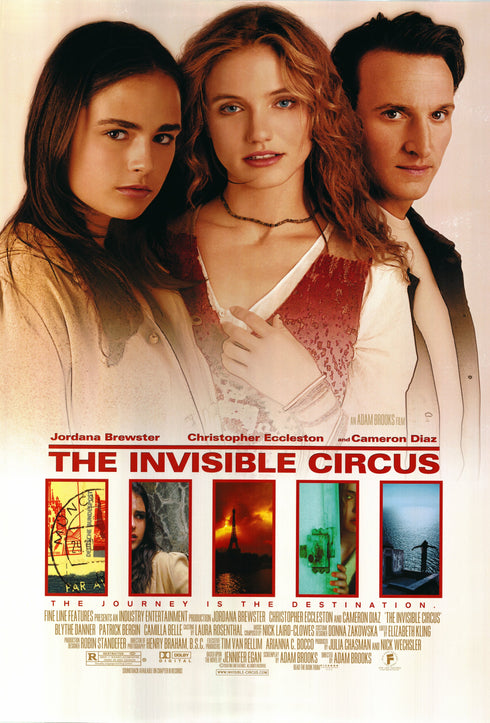 the invisible circus 2001 one sheet poster rolled