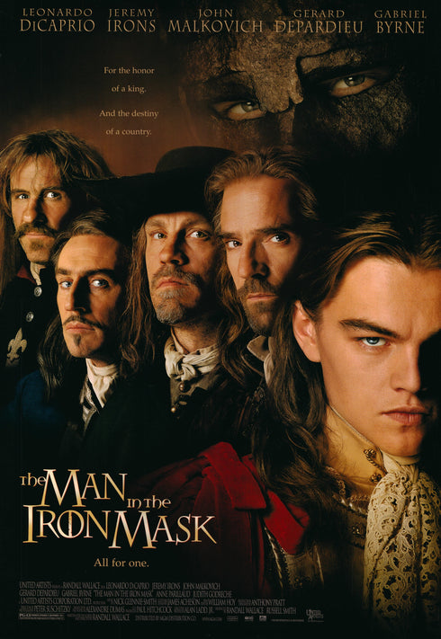 the man in the iron mask 1998 one sheet poster rolled