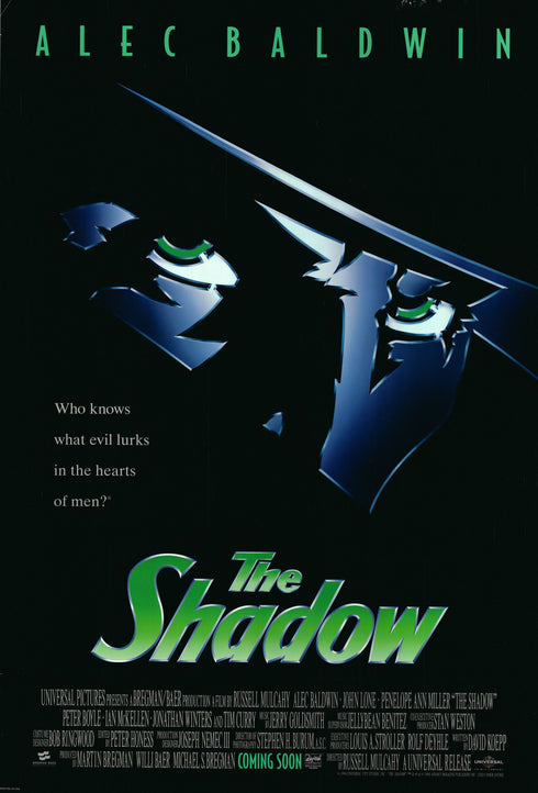the shadow 1994 one sheet poster rolled double sided