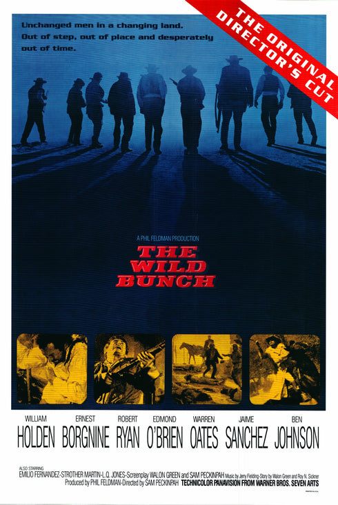 the wild bunch 1994R director's cut one sheet poster rolled