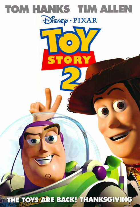 toy story 2 1999 advance one sheet poster rolled double sided
