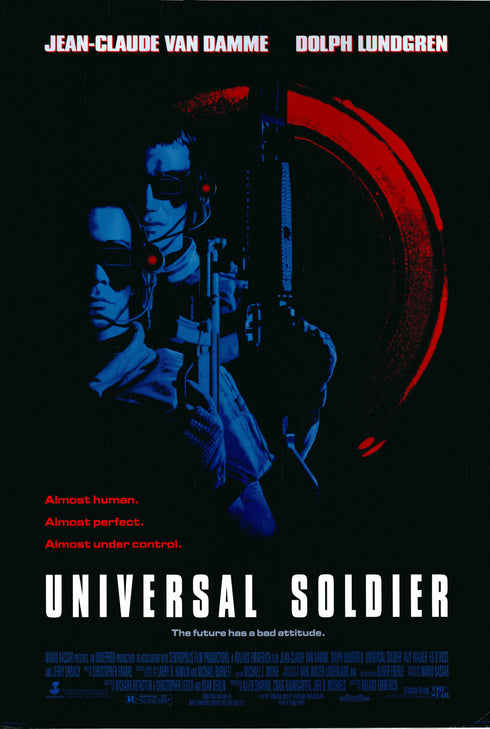 universal soldier 1992 one sheet poster rolled
