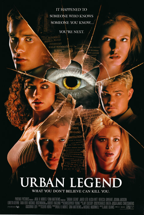 urban legend 1998 one sheet poster rolled double sided