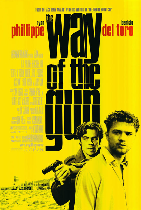 way of the gun 2000 one sheet poster rolled