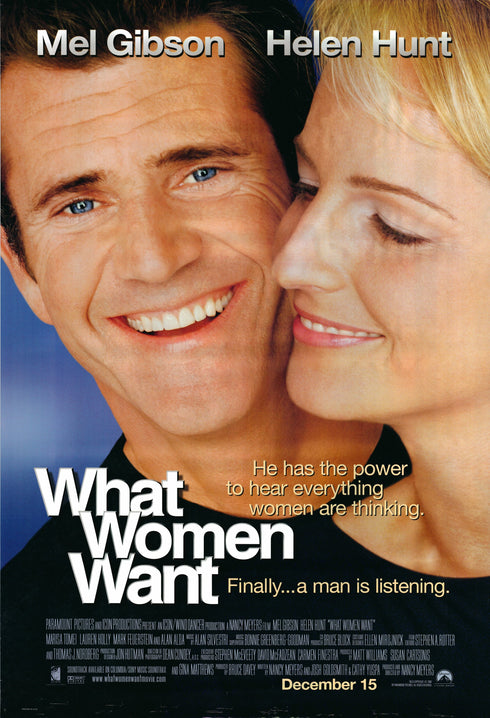 what women want 2000 one sheet poster rolled double sided