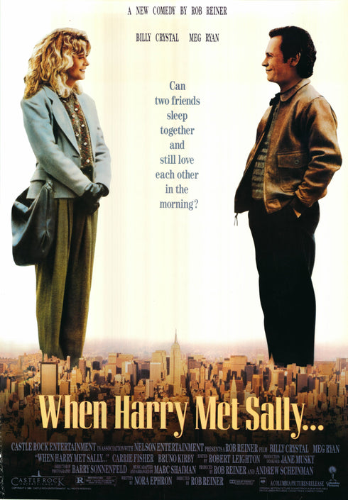 when harry met sally 1993 one sheet poster rolled
