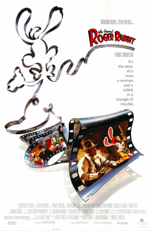 who framed roger rabbit? 1987 one sheet poster rolled