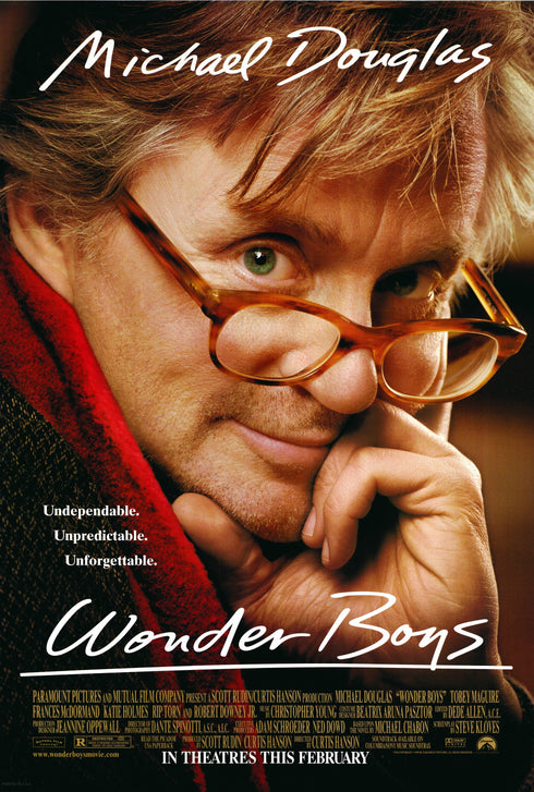 wonder boys 1999 one sheet poster rolled