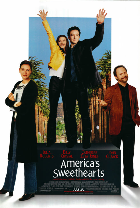 america's sweetheart 2001 one sheet poster rolled