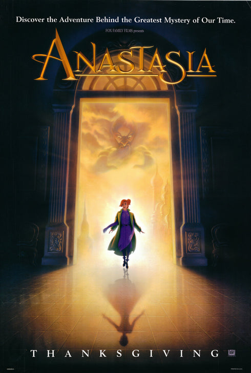 anastasia 1997 style a one sheet poster rolled