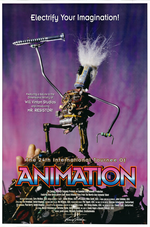 animation 1993 one sheet poster rolled