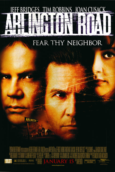 arlington road 1998 one sheet poster rolled
