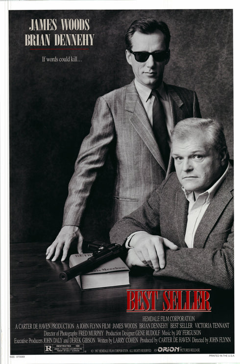 best seller 1987 one sheet poster rolled