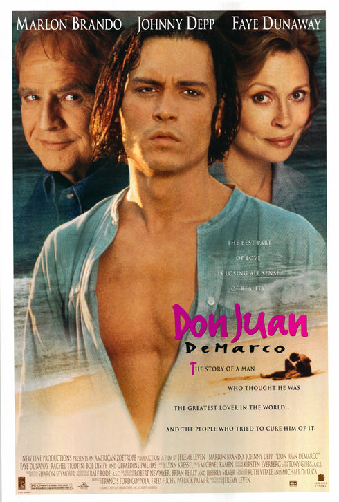 don juan demarco 1995 one sheet poster rolled