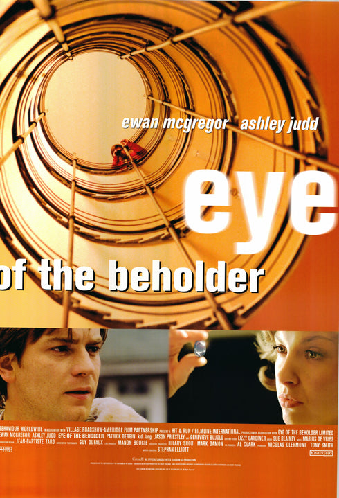 eye of the beholder 1999 advance one sheet poster rolled (orange)