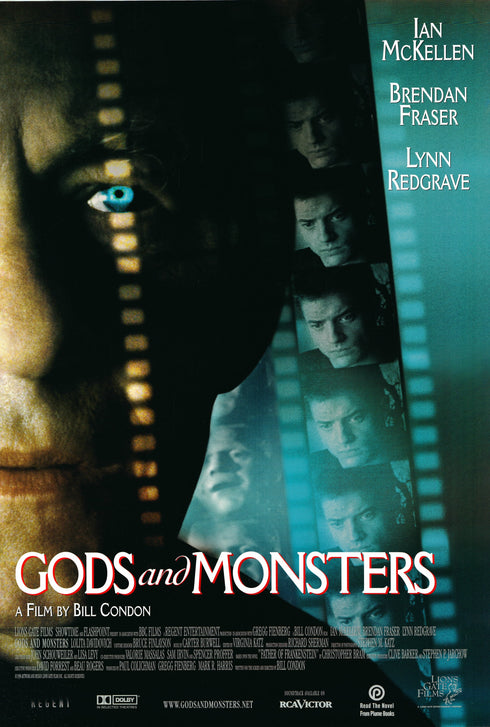 gods and monsters 1998 one sheet poster rolled