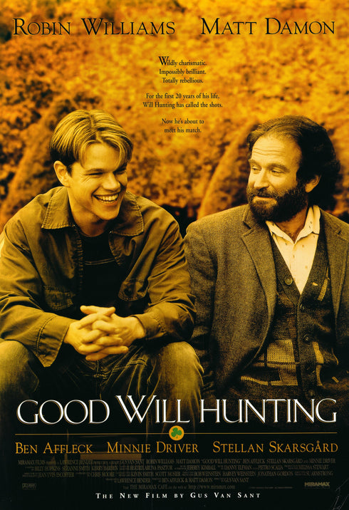 good will hunting 1997 one sheet poster rolled