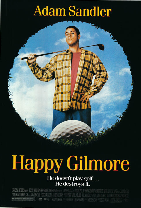happy gilmore 1996 one sheet poster rolled