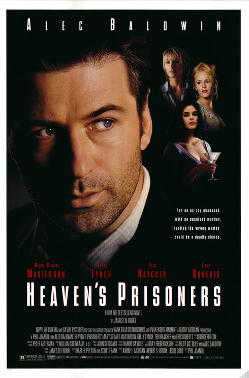heaven's prisoners 1997 one sheet poster, rolled, double sided