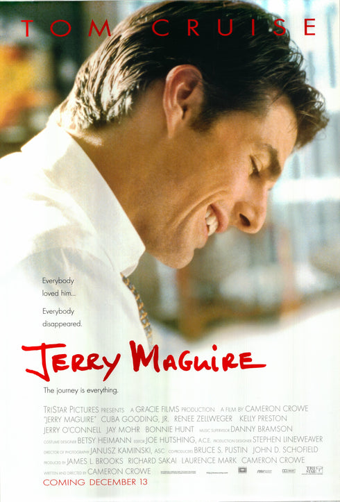 jerry maguire 1996 one sheet poster rolled double sided