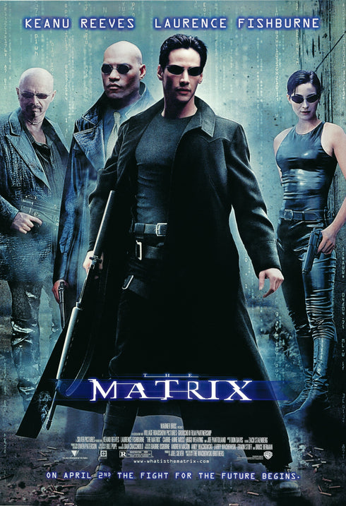 matrix 1999 one sheet poster rolled