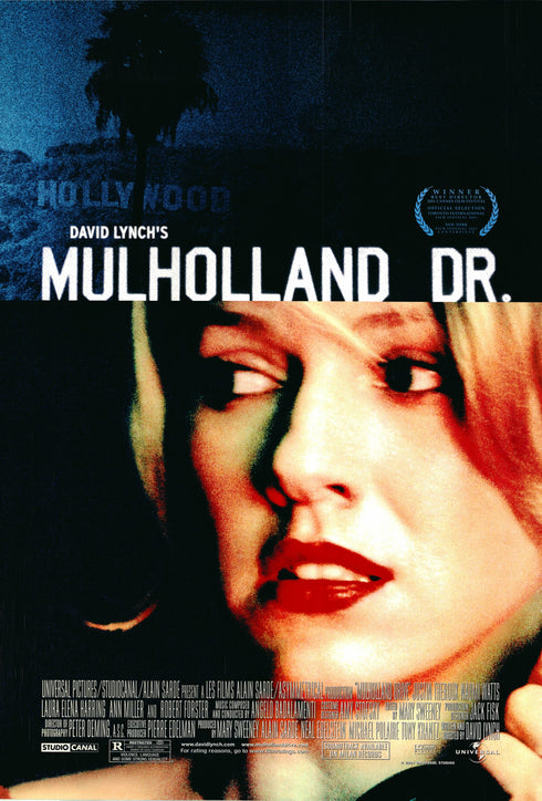 mulholland drive 2001 one sheet poster rolled