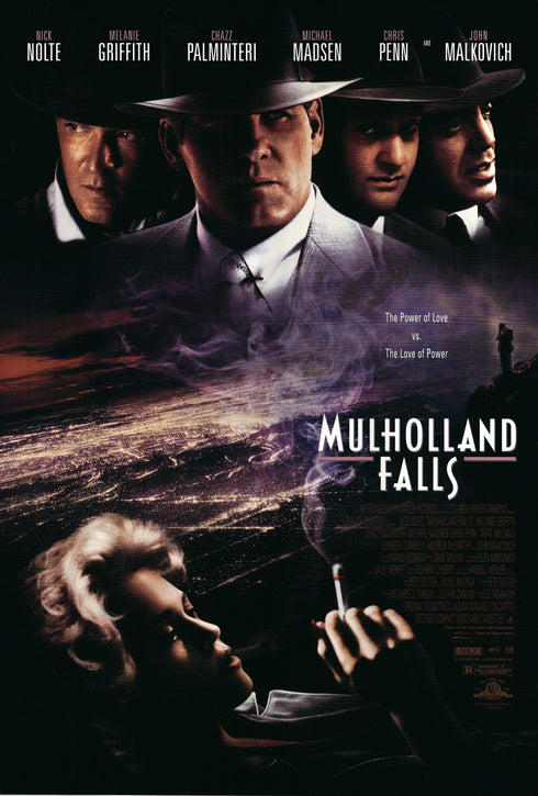 mulholland falls 1996 one sheet poster rolled double sided