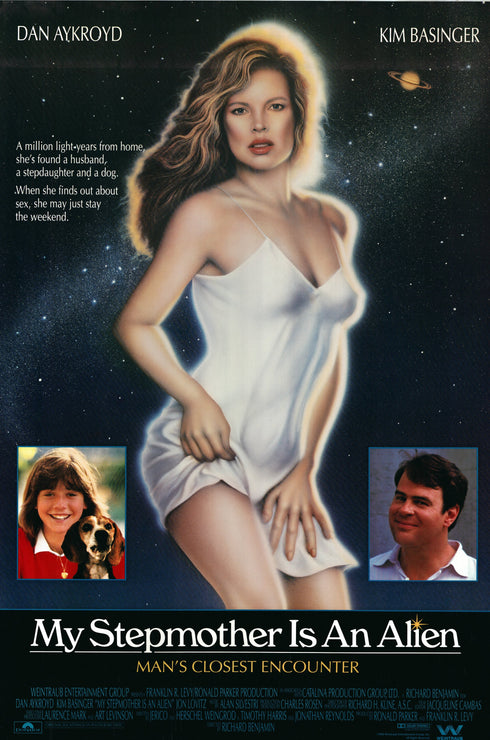 my stepmother is an alien 1988 one sheet poster rolled