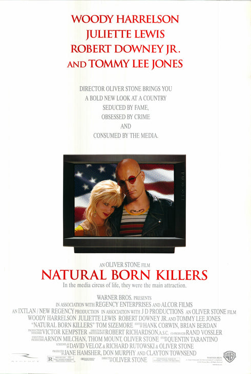 natural born killers 1994 one sheet poster rolled double sided