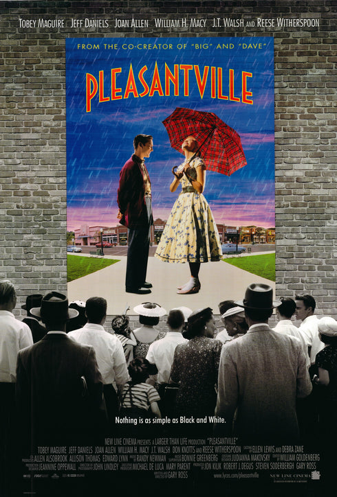 pleasantville 1998 one sheet poster rolled